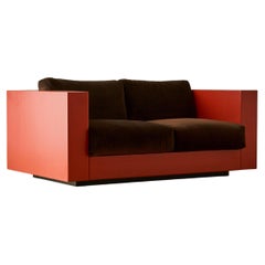 Saratoga Loveseat designed by Lela and Massimo Vignelli by Poltronova