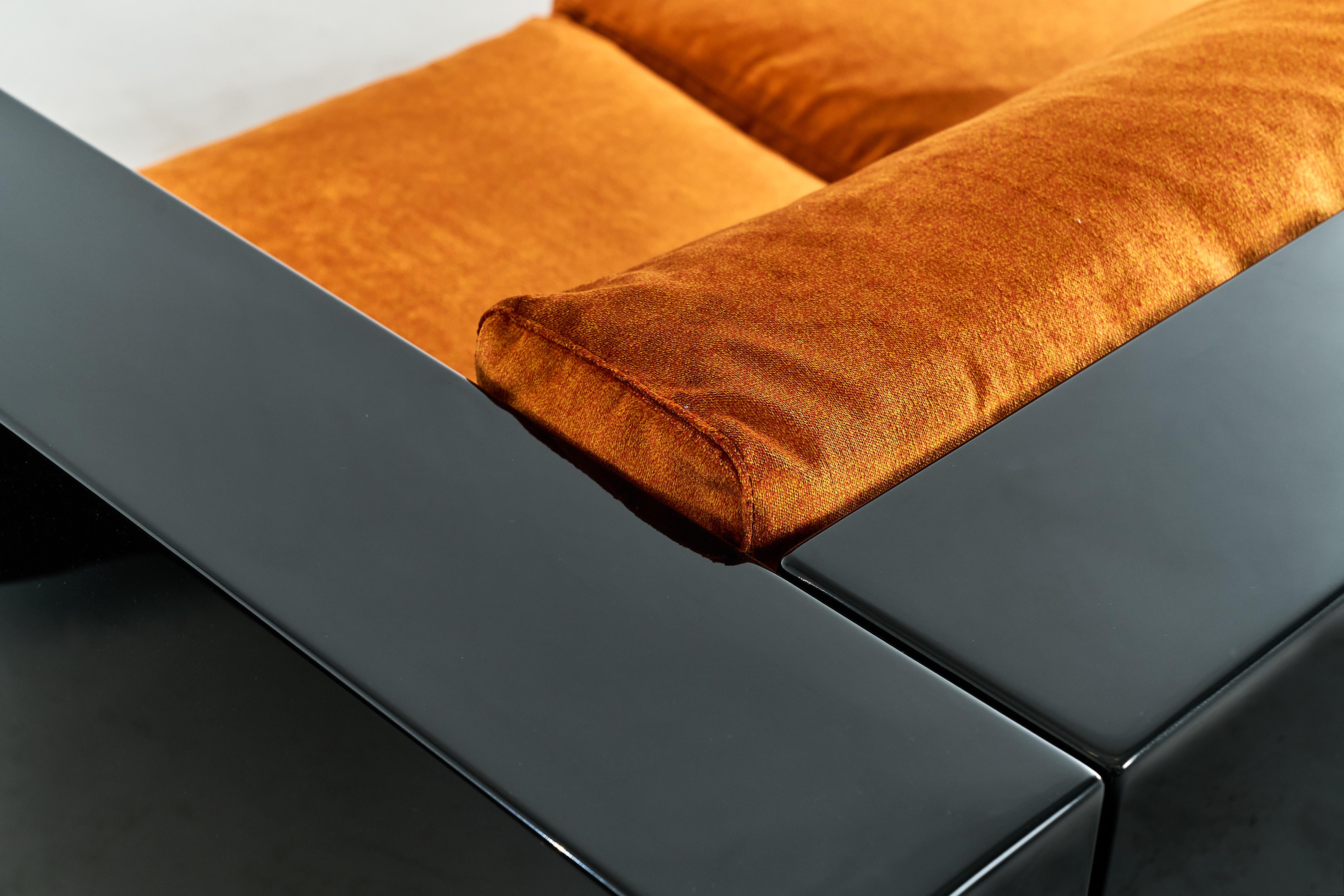 italien Ensemble de canapés Saratoga par Massimo et Lella Vignelli pour Poltronova, Italie, 1968 en vente