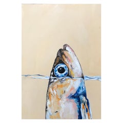 Sardine im Wunderschönen Meeresfisch-Gemälde