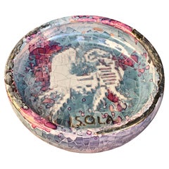 Sardinian polychrome ceramics by Claudio Pulli for Isola. Italy 1970s