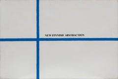 Neue finnische Abstraktion, 1972-2002, Acryl auf Leinwand, Flaggen, Visuelle Poesie