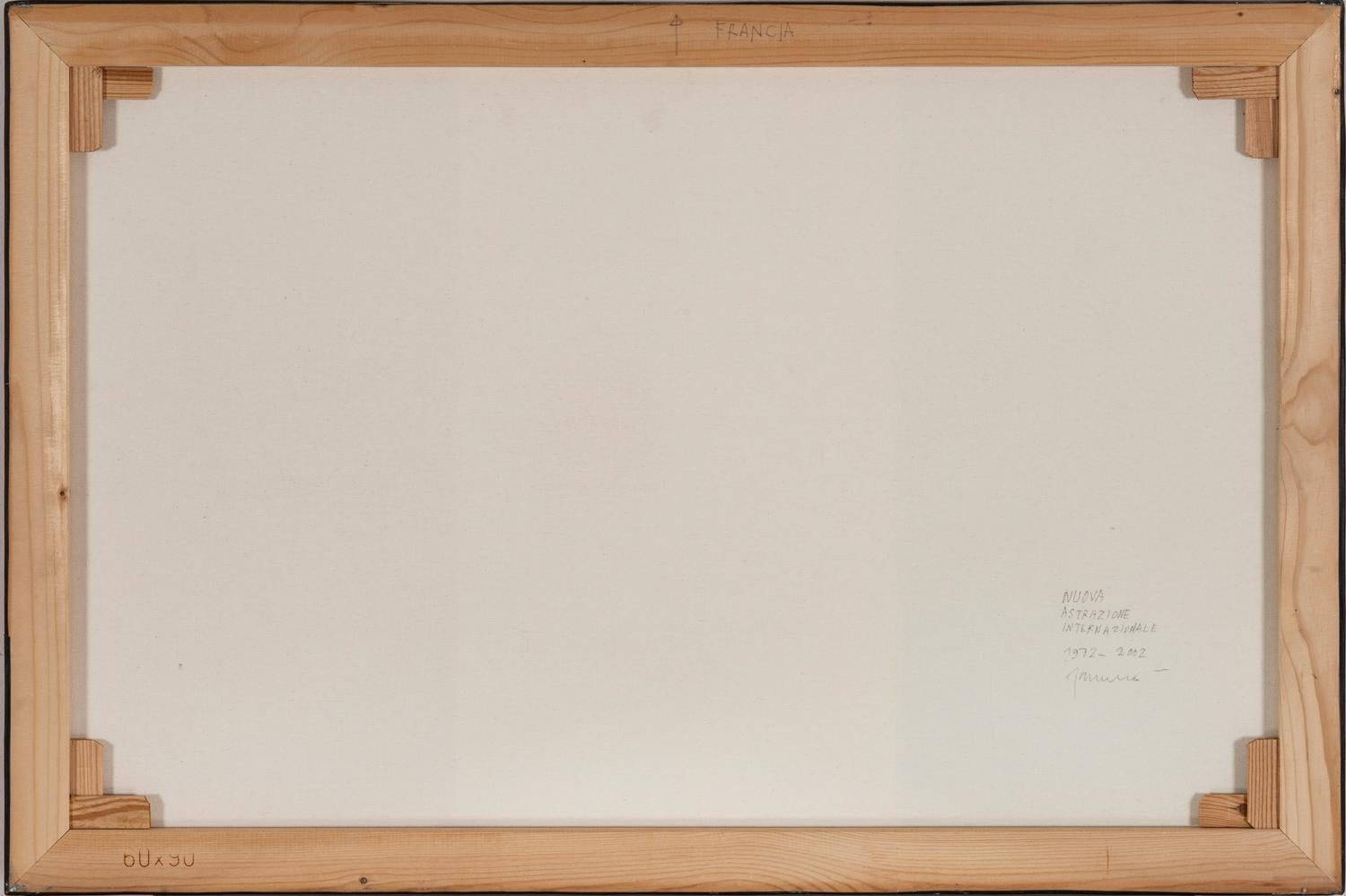Neue französische Abstraktion, 1972-2002, Acrilico su tela, Bandiere, Schlesische Visiva, Bandiere (Zeitgenössisch), Painting, von Sarenco
