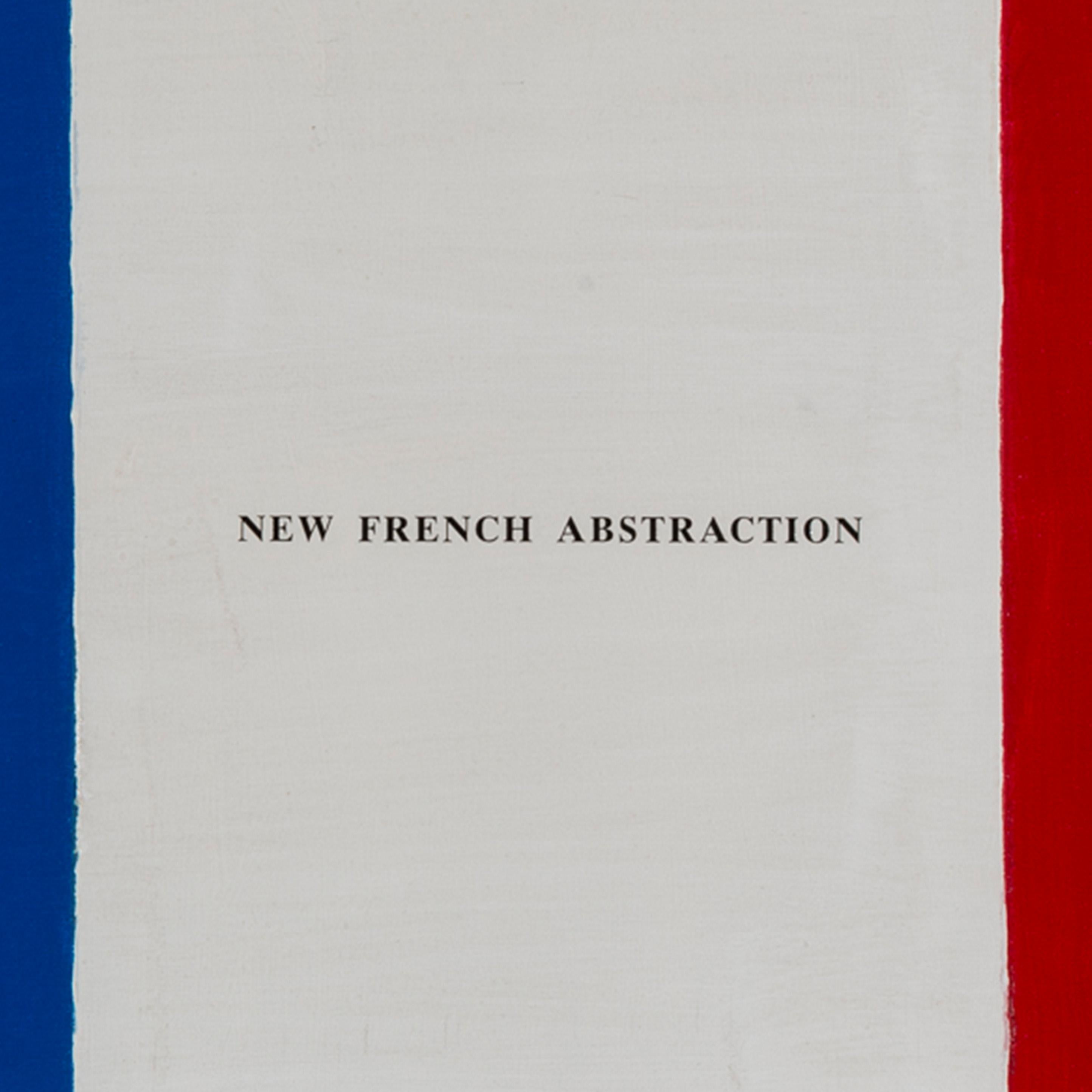 New French Abstraction, 1972-2002, Acrilico su tela, Bandiere, Poesia Visiva For Sale 1