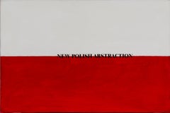 Neue polnische Abstraktion, 1972-2002, Acryl auf Leinwand, Flaggen, Visuelle Poesie