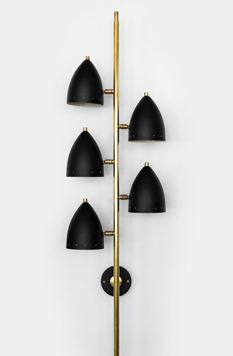 Contemporary Sarfatti Style Articulating Sconces For Sale