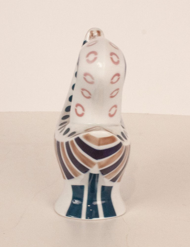 Sargadelos Porcelain Figure Animal Shape, Mark and Stamp on the Bottom,  Spain For Sale at 1stDibs