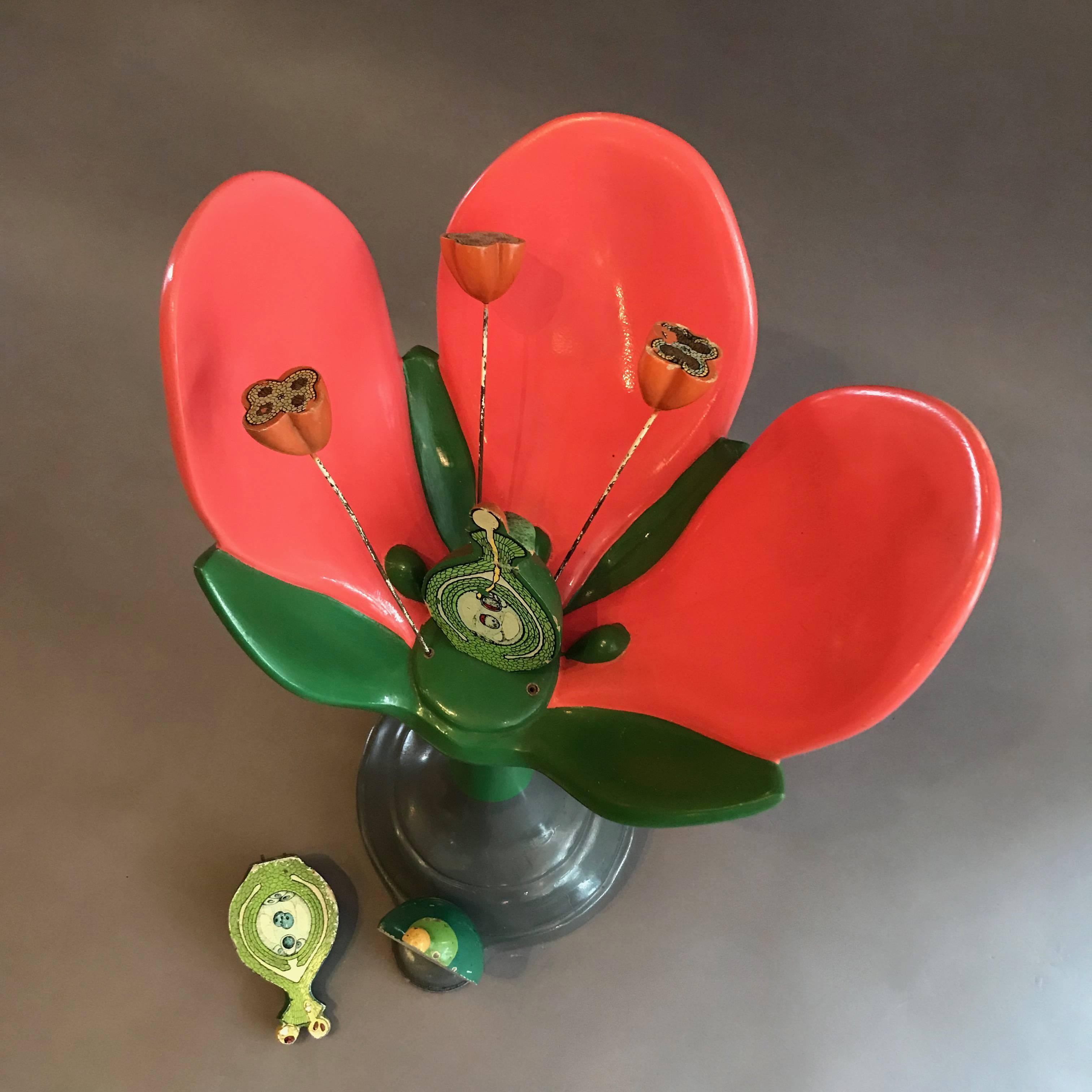 Mid-Century Modern Sargent-Welch Scientific Flower Botanical Model