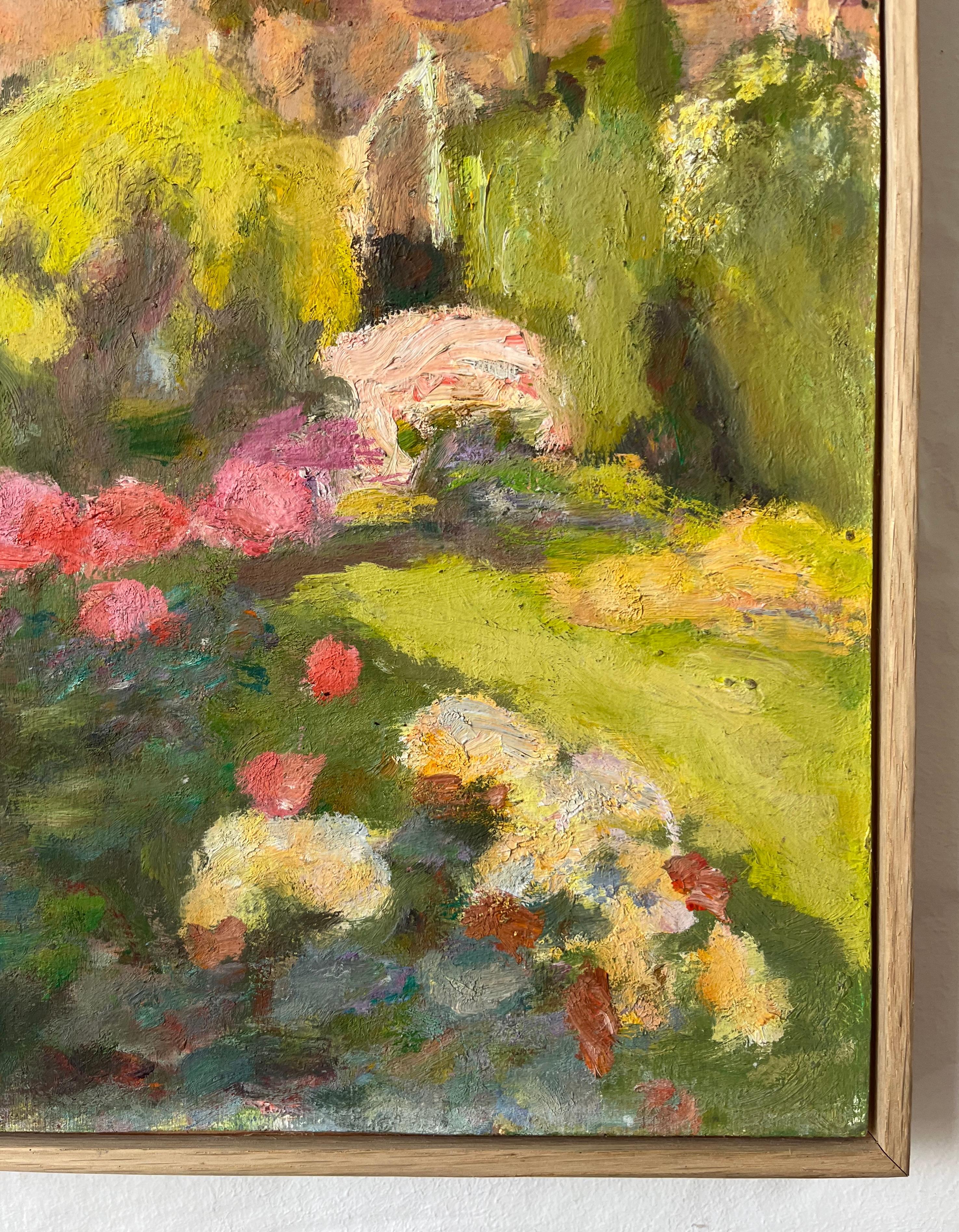 Sargy Mann, Modern British, Camberwell School of Art, Dorset cottage landscape 6