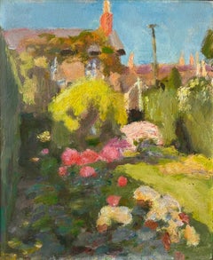 Sargy Mann, Modern British, Camberwell School of Art, Dorset cottage landscape