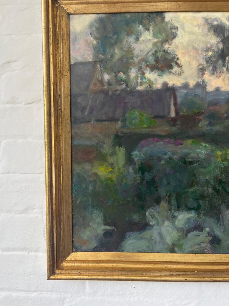 Sargy Mann, Modern British, Camberwell School of Art, cottage garden landscape For Sale 2