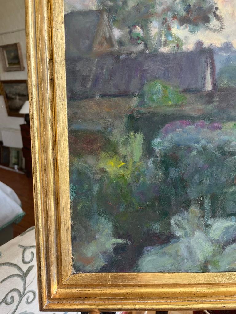 Sargy Mann, Modern British, Camberwell School of Art, cottage garden landscape For Sale 4