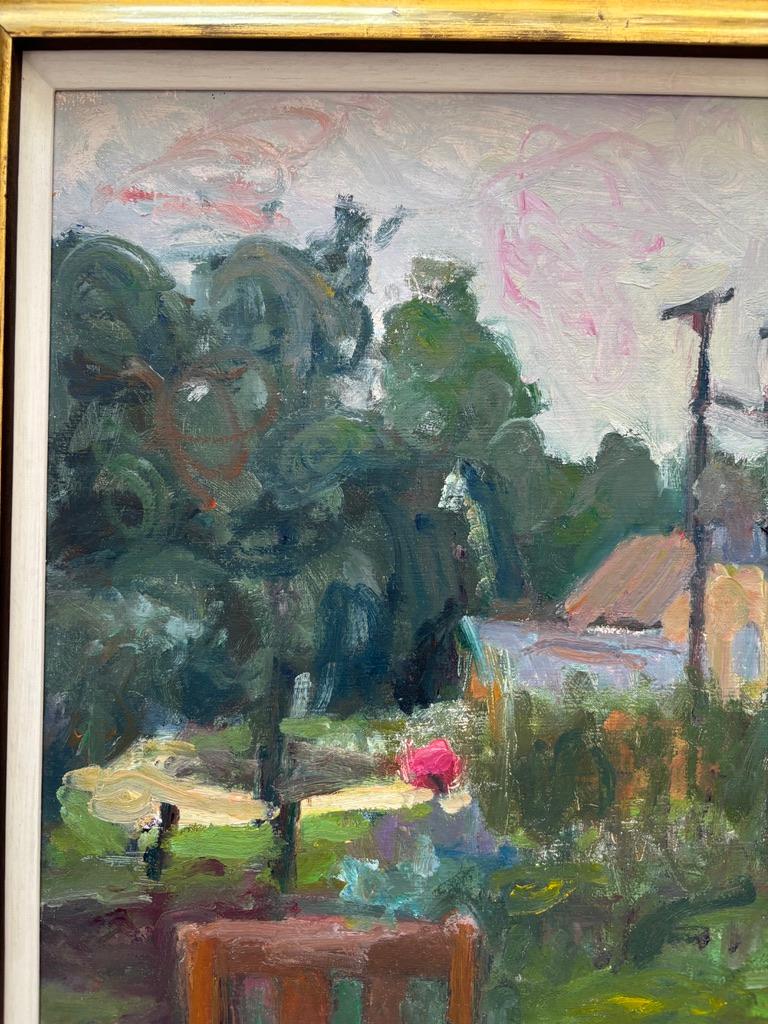 Sargy Mann, Modern British, Camberwell School of Art, Landschaft in Oxfordshire im Angebot 4