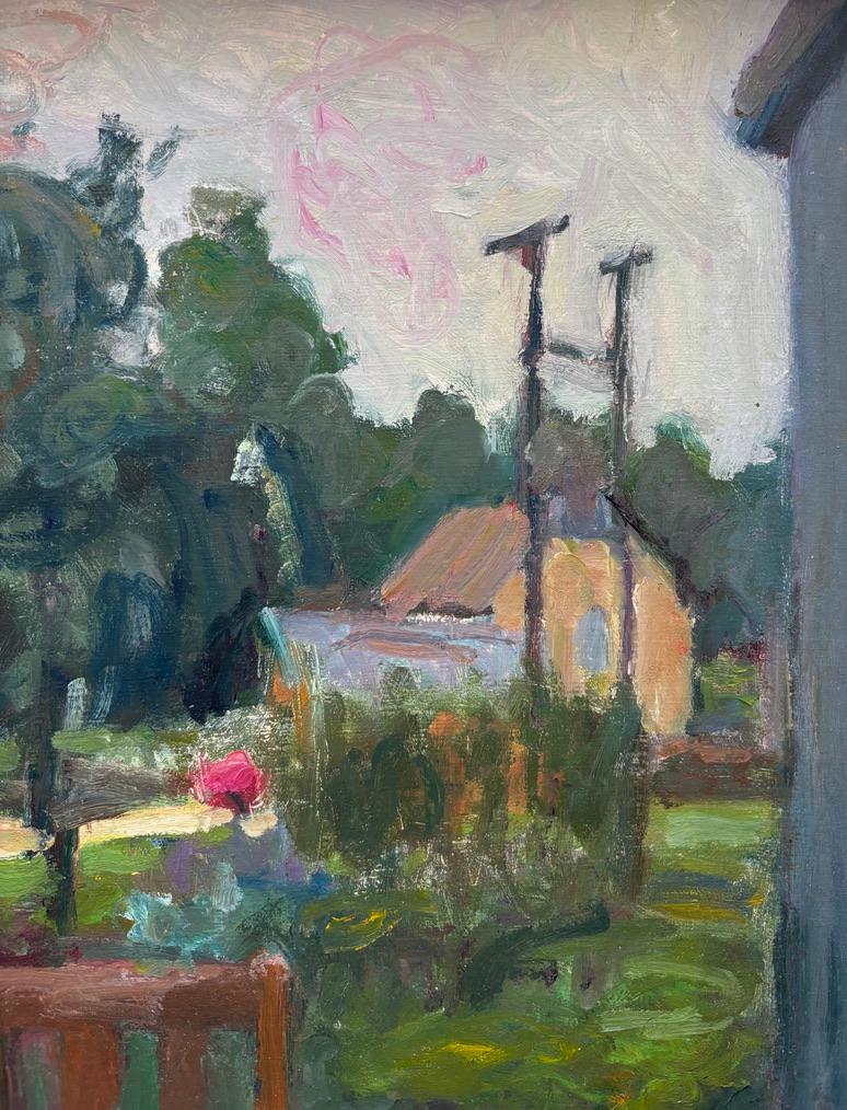 Sargy Mann, Modern British, Camberwell School of Art, Landschaft in Oxfordshire im Angebot 5