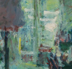 Sargy Mann, Studio with standard lamp