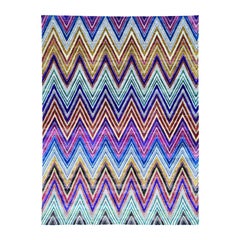 Sari Silk with Oxidized Wool Chevron Design Hand Knotted Oriental Rug