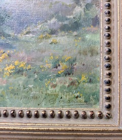 Sarkis Diranian, Sheep on Pasture, Classic Armenian artis painting on canvas.