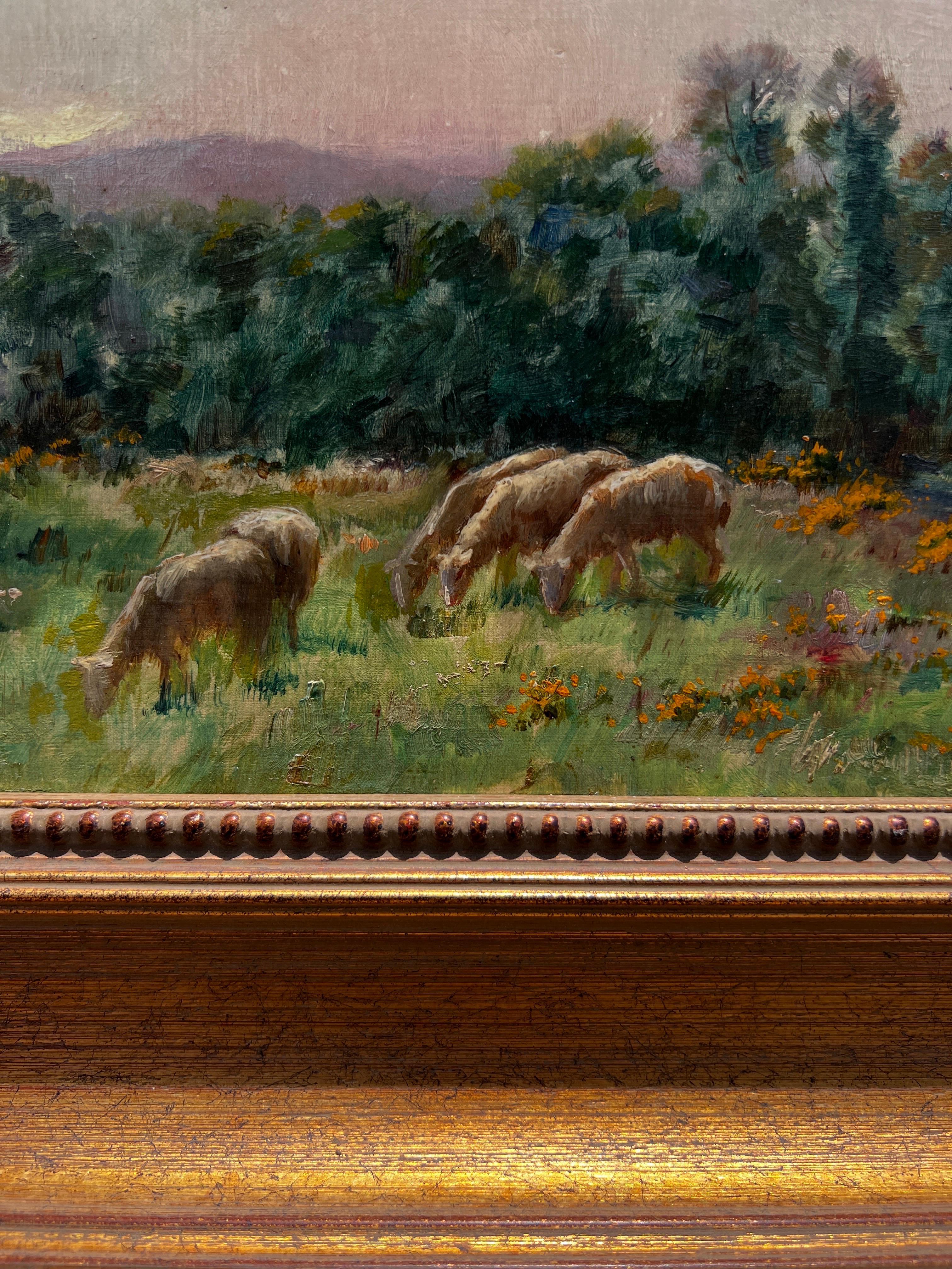 Sheep on pasture, (Les moutons au pâturage) For Sale 1