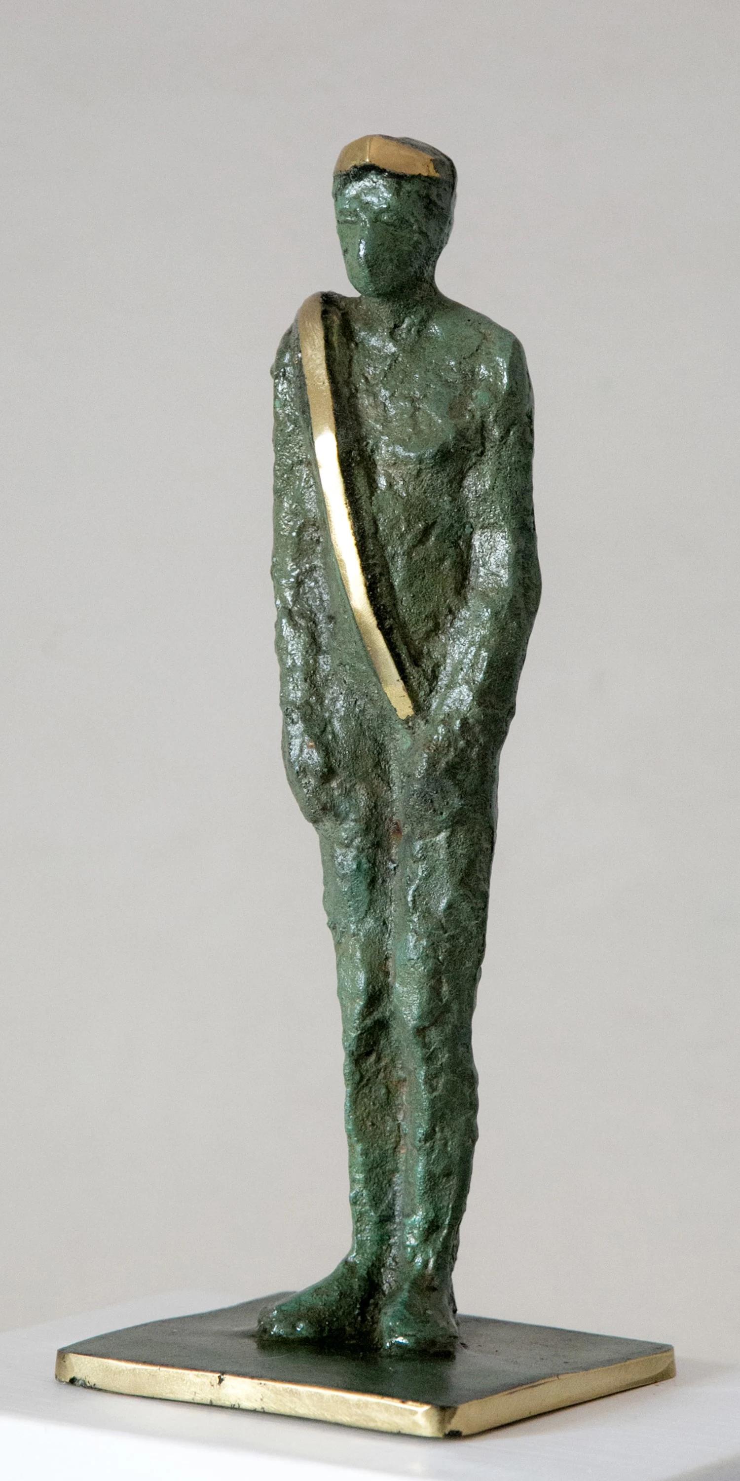 "Alexandria" Bronze Sculpture 12" x 3" x 2" inch by Sarkis Tossonian

Sarkis Tossoonian was born in Alexandria in 1953. He graduated from the Faculty of Fine Arts/Sculpture in 1979. He started exhibiting in individual and group exhibitions in