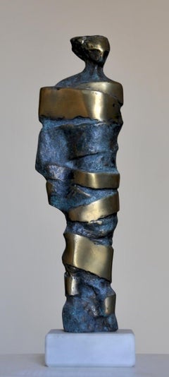"Bound II" Bronze Sculpture 11" x 3" inch by Sarkis Tossonian