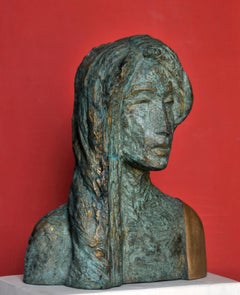 "Cinnilla" Bronze Sculpture 16" x 13" x 10" inch by Sarkis Tossonian