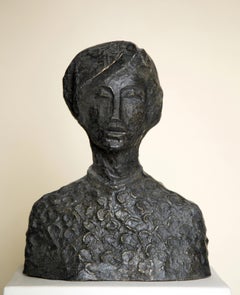 "Clara" Bronze Sculpture 13" x 9" x 6" inch by Sarkis Tossonian