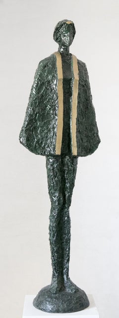 „Cloaked Woman“-Skulptur 50" x 15" x 6" Zoll von Sarkis Tossonian