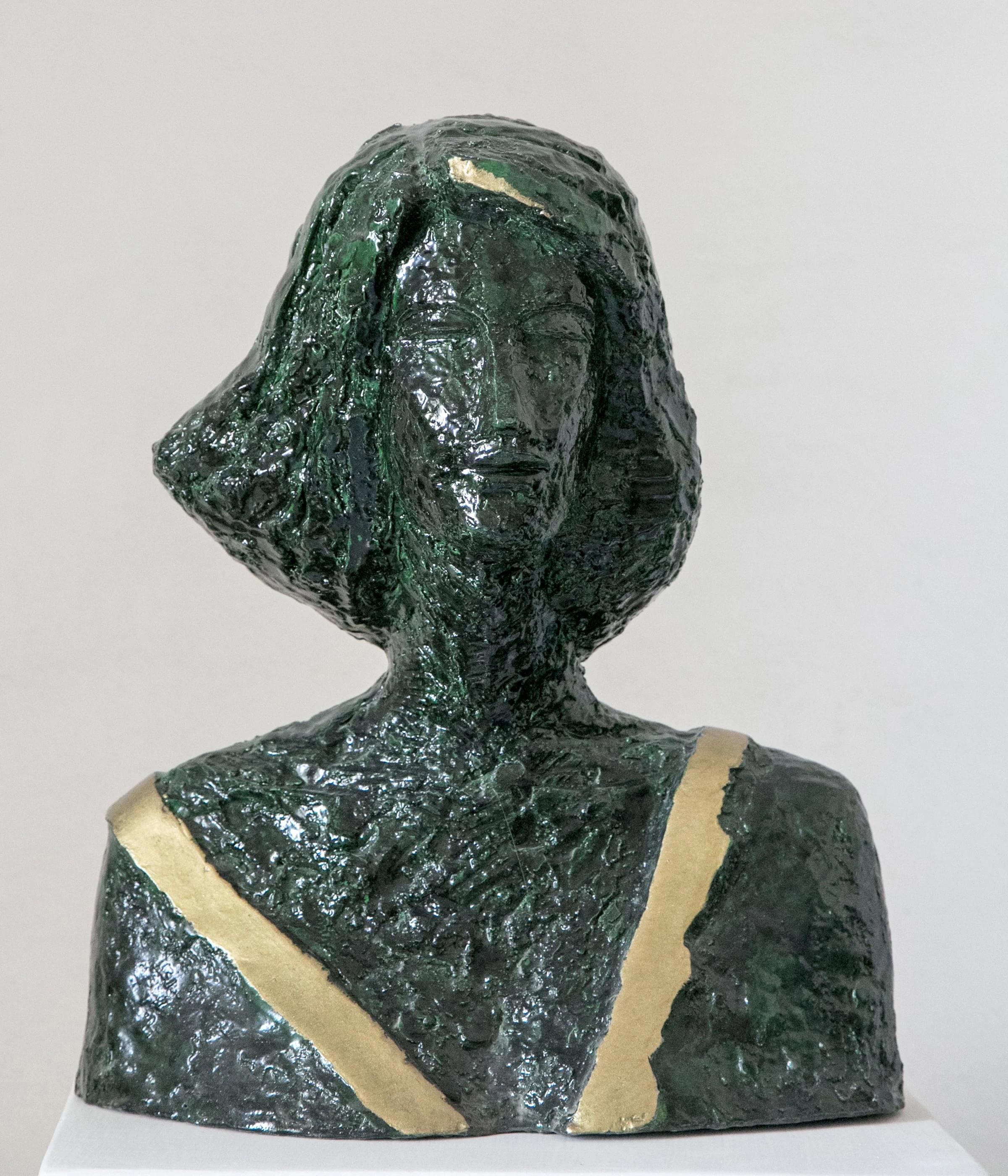 "Lara" Figurative Sculpture 16" x 13" x 9" inch by Sarkis Tossonian