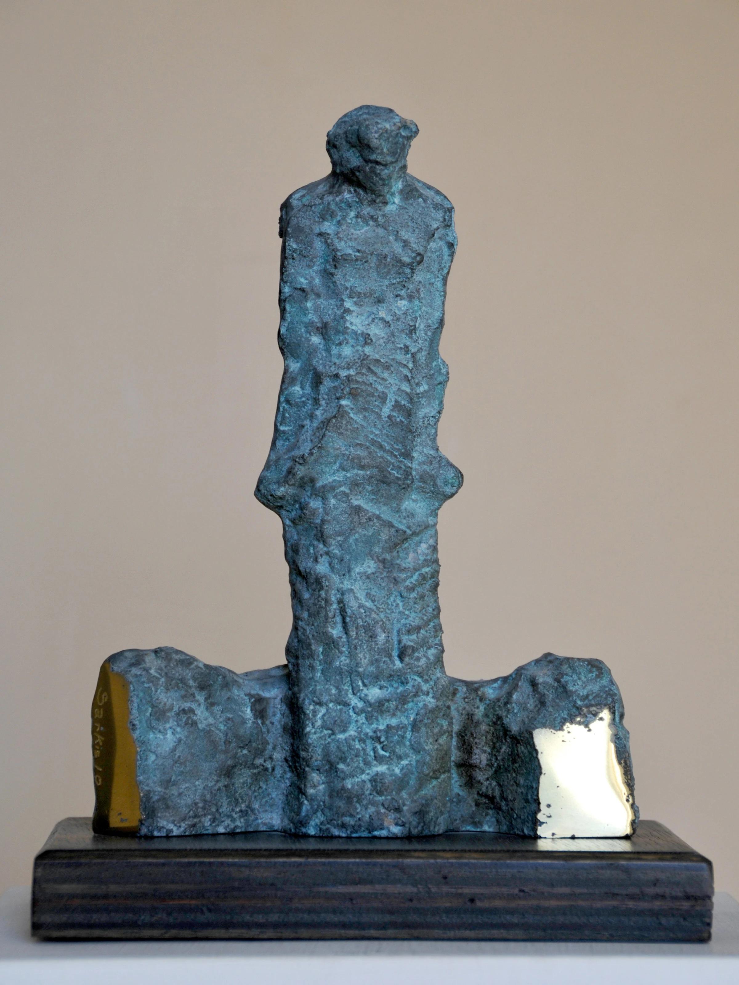 "Maquette" Abstract Bronze Sculpture 10" x 7" x 2" inch by Sarkis Tossonian