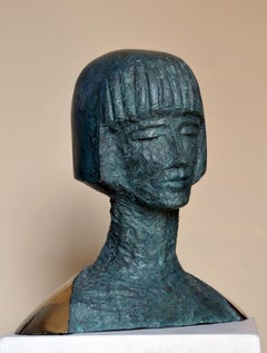 "Patty" Bronze Sculpture 17" x 17" x 9" inch by Sarkis Tossonian