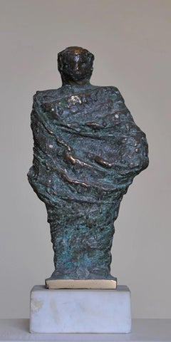 "Robed III" Bronze Sculpture 9.5" x 4" x 3" inch by Sarkis Tossonian