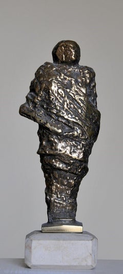 "Robed IV" Bronze Sculpture 9.5" x 4" x 3" inch by Sarkis Tossonian