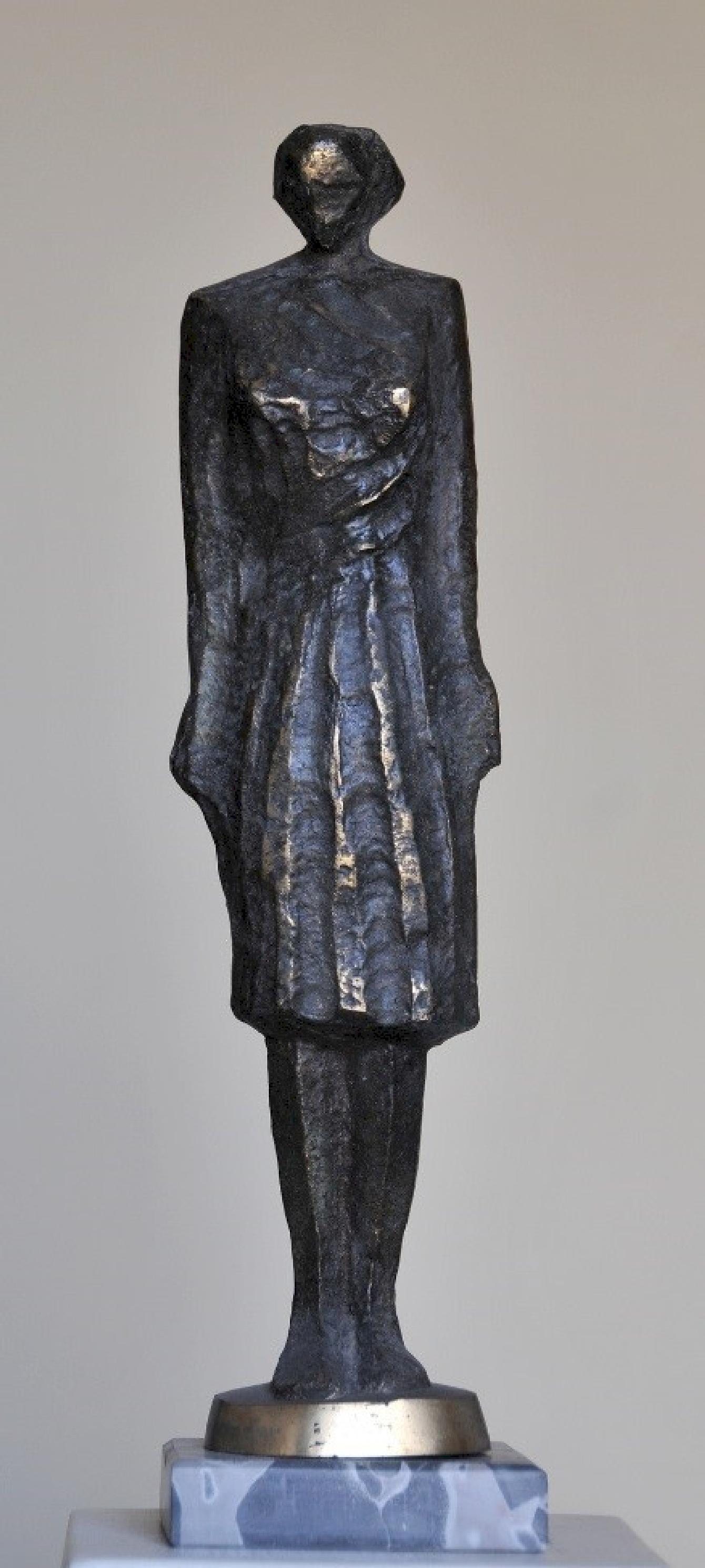 "Soldier" Bronze Sculpture 20" x 5" x 3.5" inch by Sarkis Tossonian

Sarkis Tossoonian was born in Alexandria in 1953. He graduated from the Faculty of Fine Arts/Sculpture in 1979. He started exhibiting in individual and group exhibitions in
