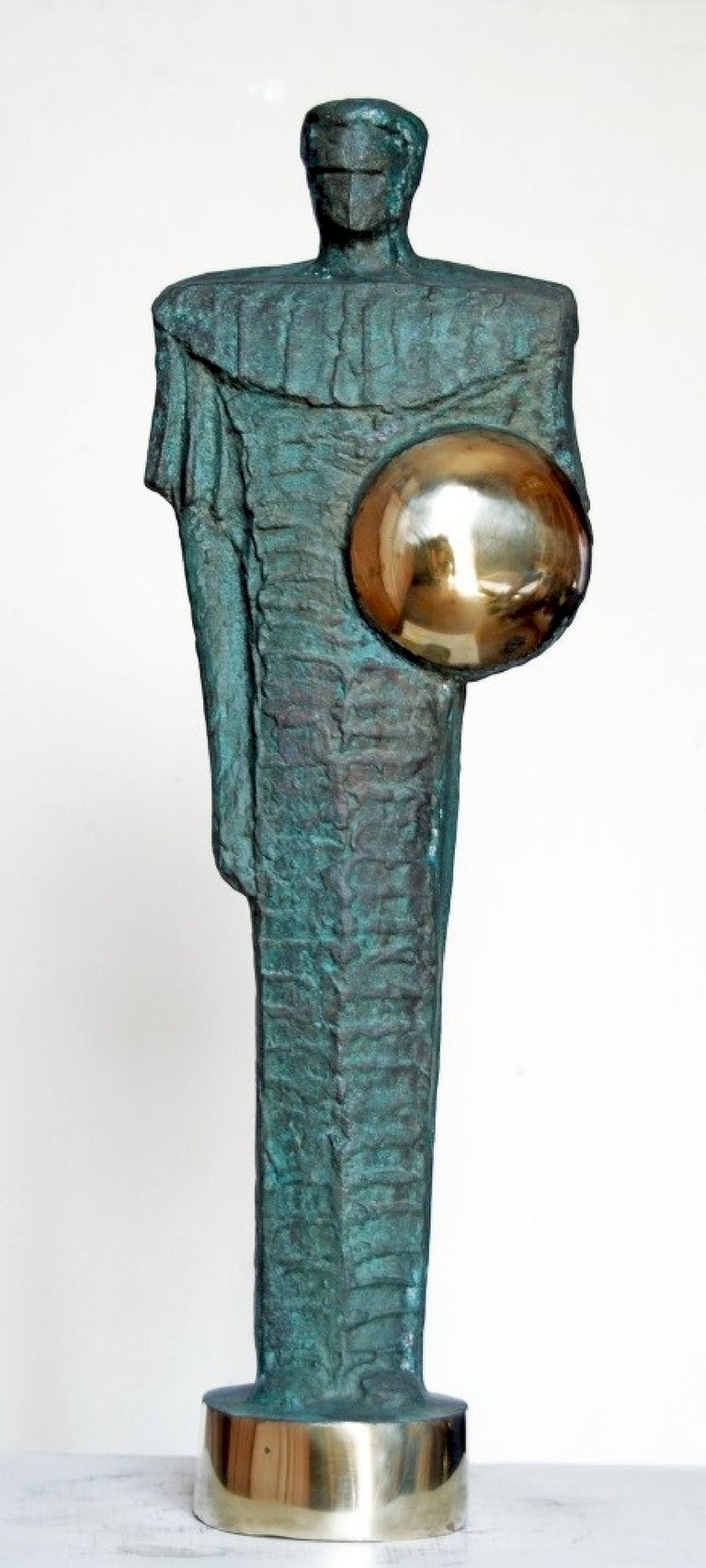 "Warrior" Bronze Sculpture 20" x 7" x 4" inch by Sarkis Tossonian	

* Due to the Ministry of Culture policy + COVID situation, handling time (paperwork) may take up to 1-3 month. 

Sarkis Tossoonian was born in Alexandria in 1953. He graduated from