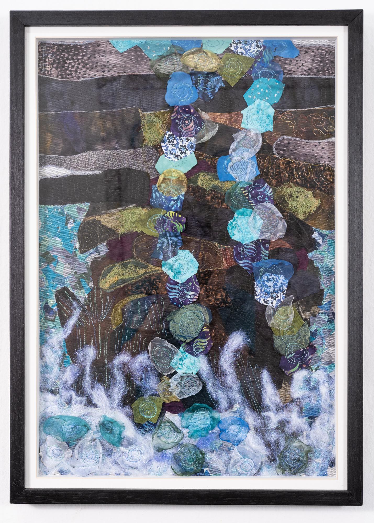 Falling - Mixed Media Art by Sarojani Naidoo