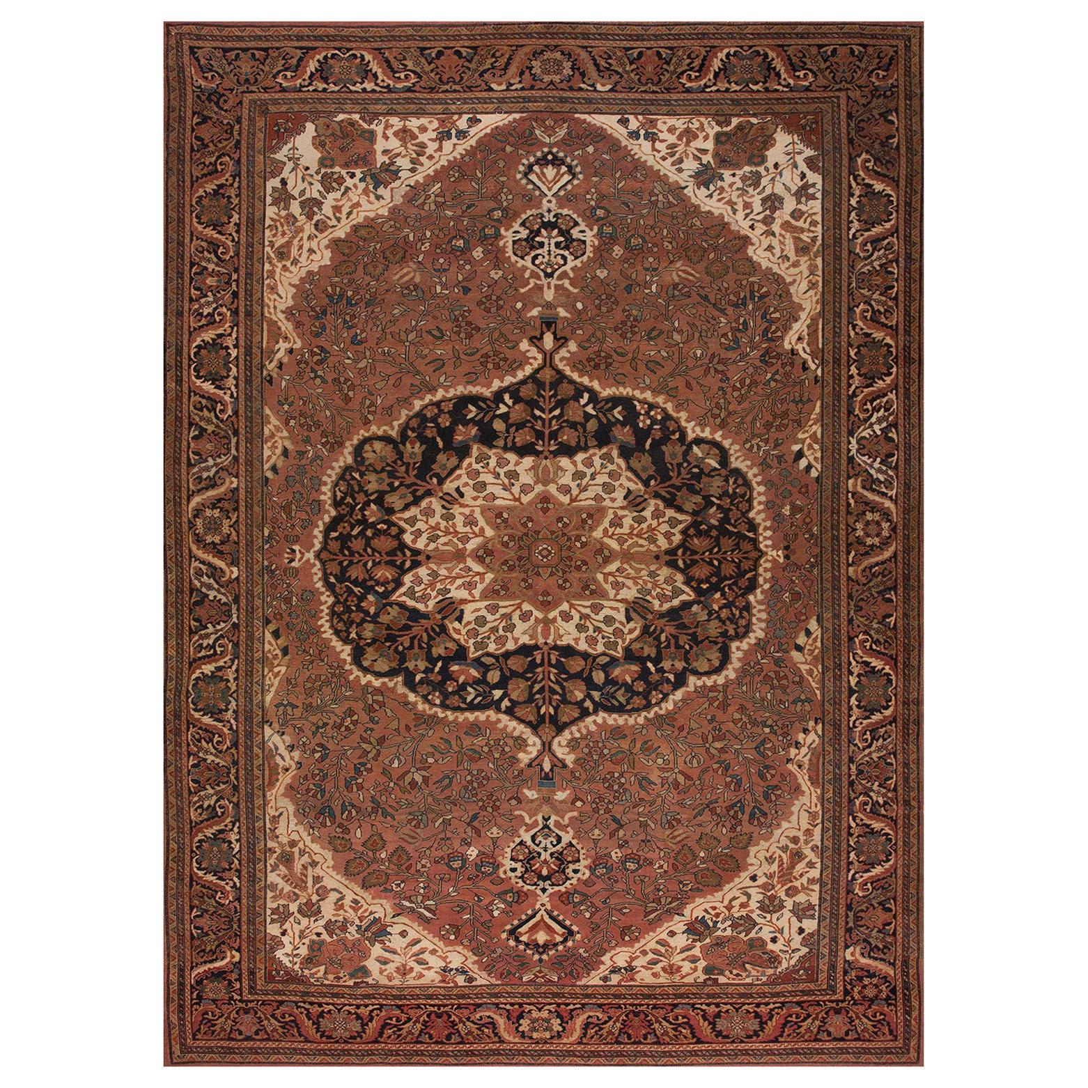 Early 20th Century Persian Sarouk Farahan Carpet ( 9'3" x 13'2" - 282 x 401 ) For Sale