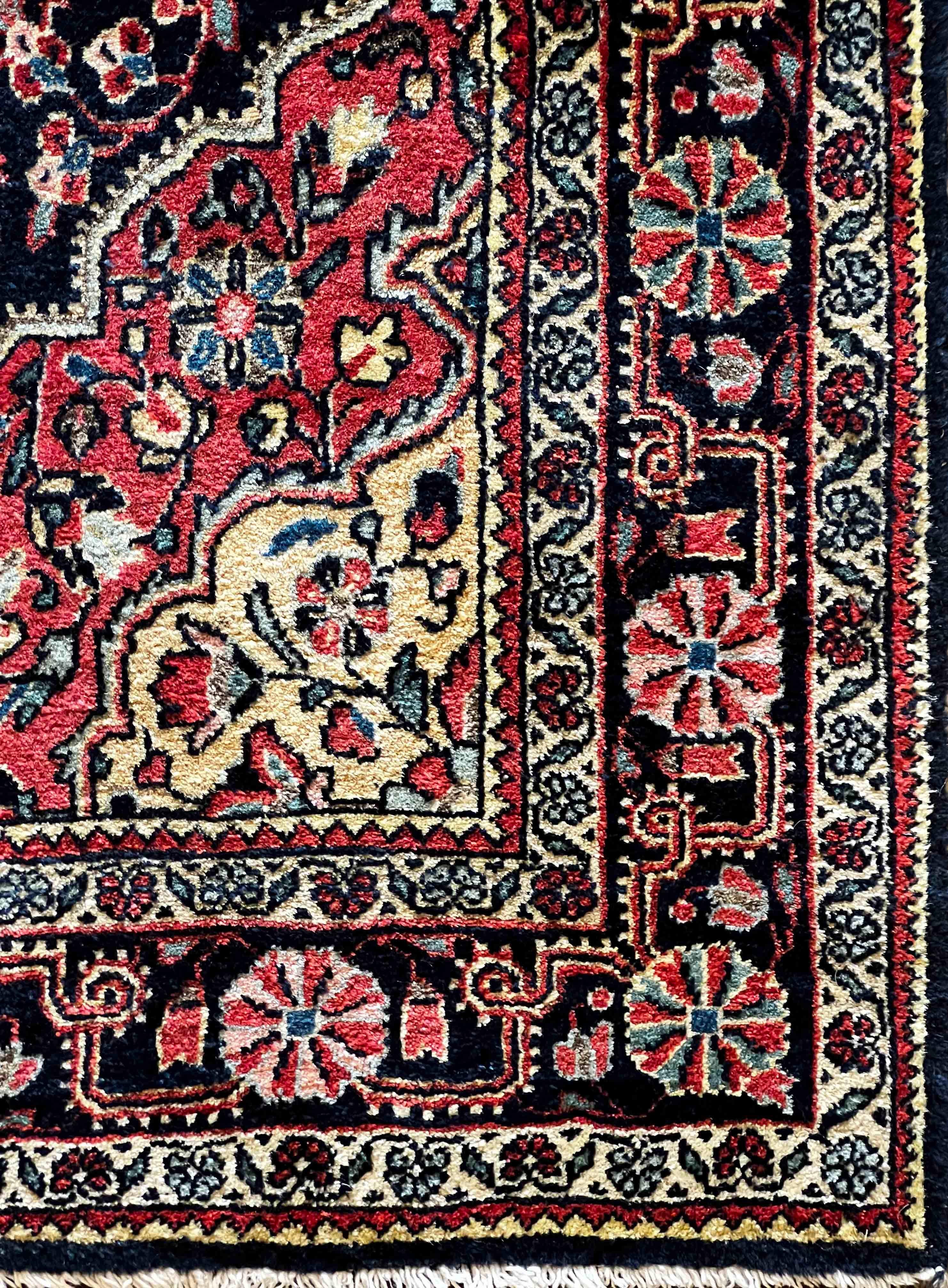 Annodato a mano Tappeto persiano Sarouk in lana - N° 1225 in vendita
