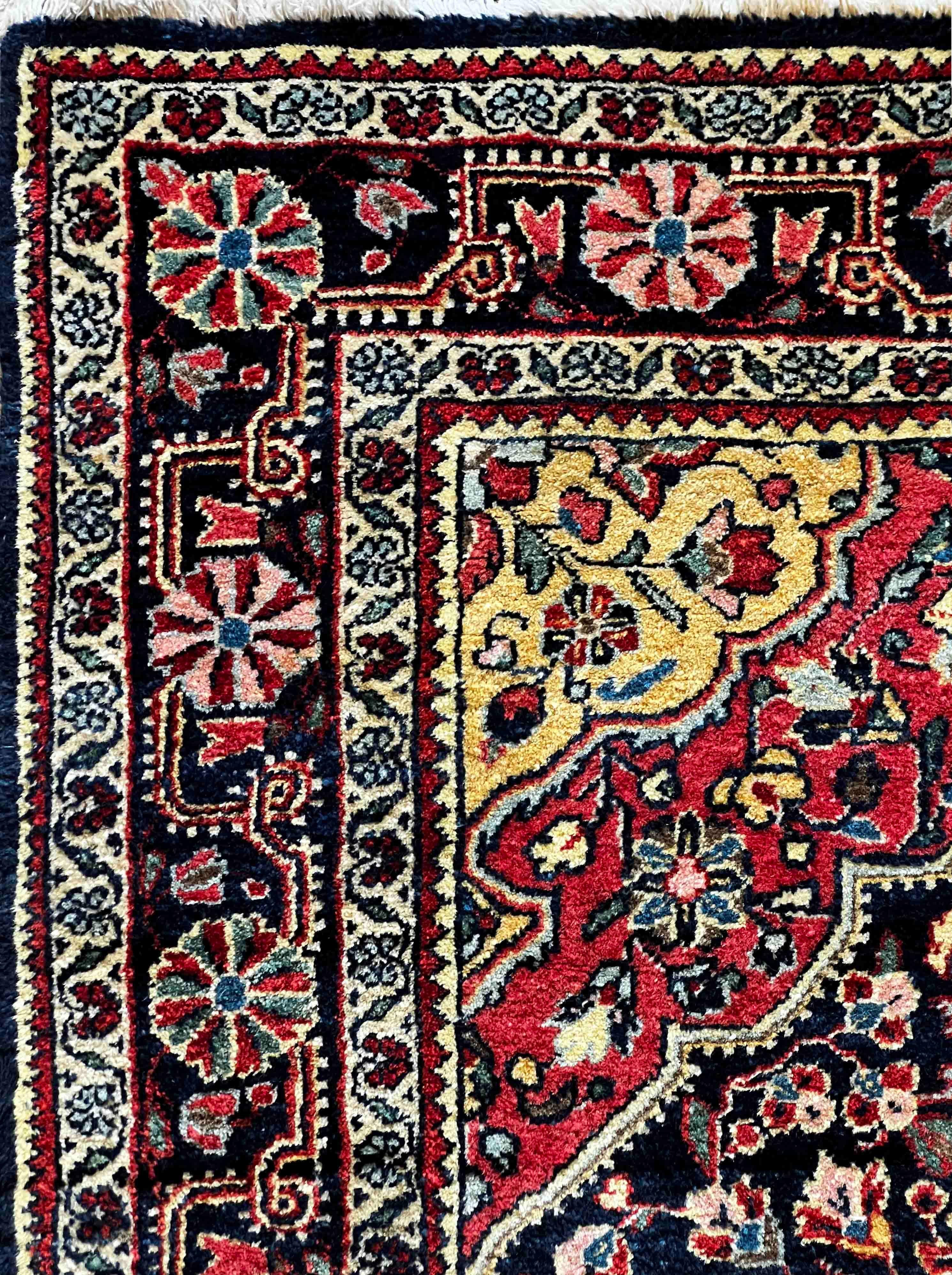 Fine XX secolo Tappeto persiano Sarouk in lana - N° 1225 in vendita