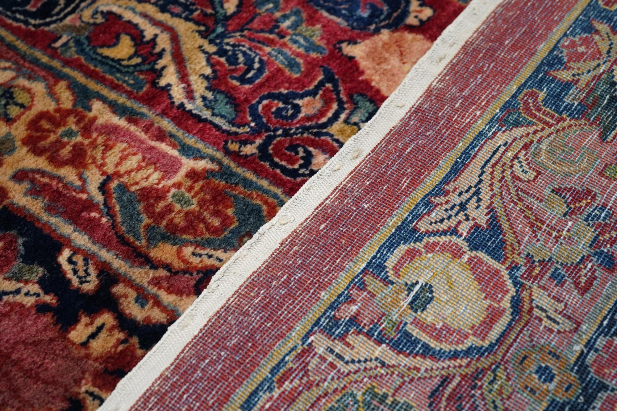 Vintage Sarouk Rug 12'0'' x 18'4'' For Sale 5
