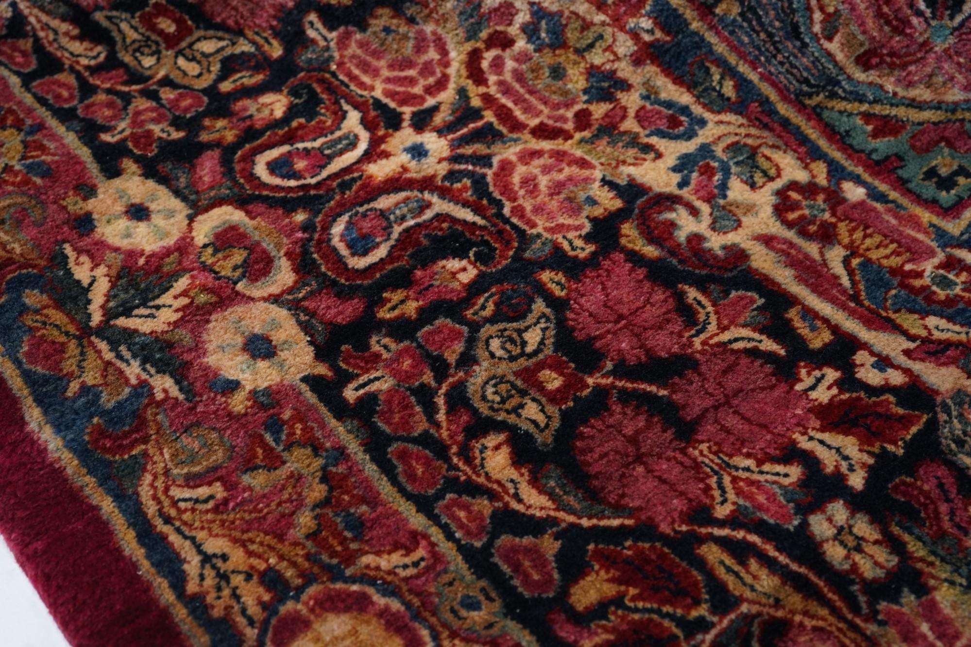 Vintage Sarouk Rug 12'0'' x 18'4'' In Excellent Condition For Sale In New York, NY