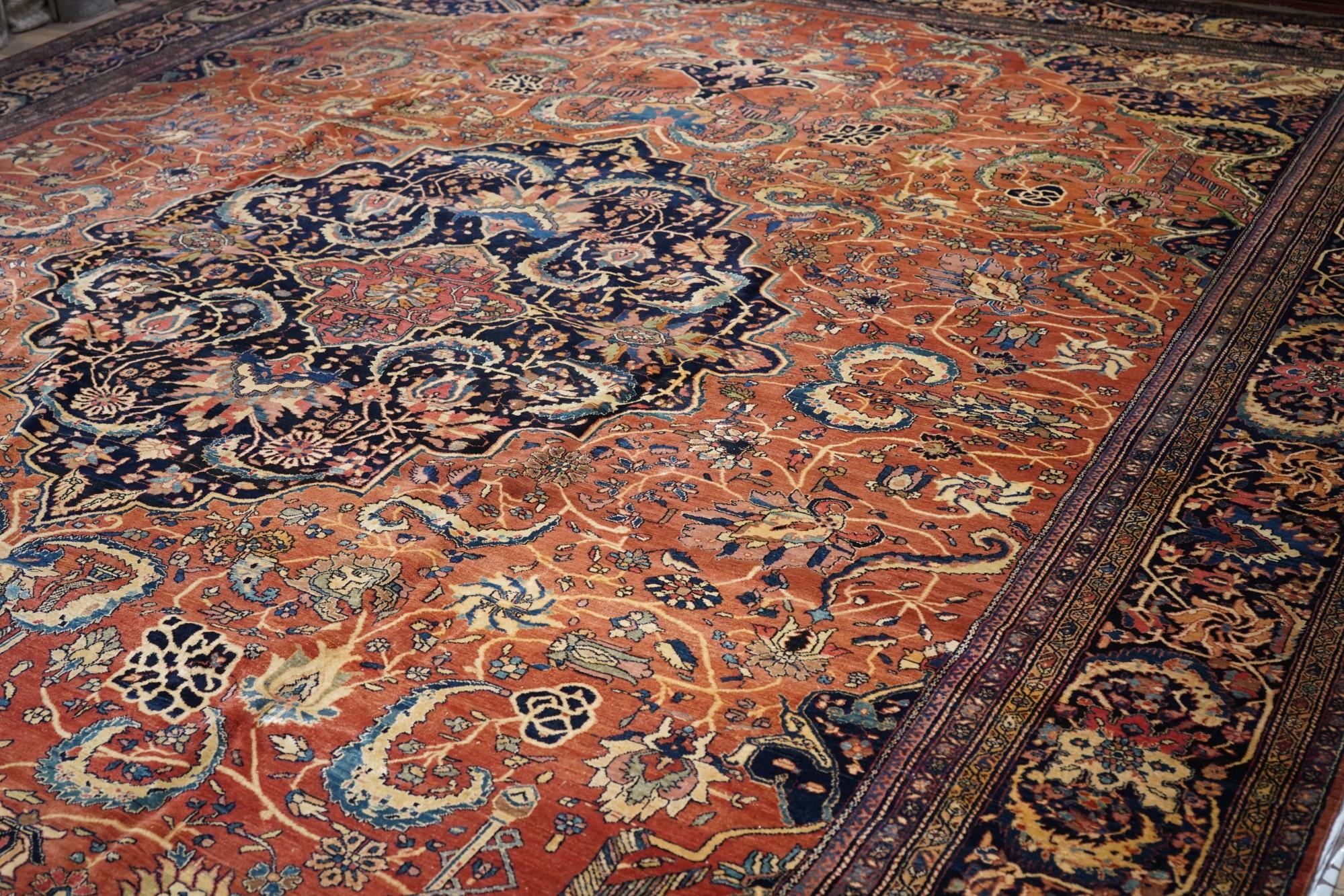 Sarouk-Teppich im Angebot 1