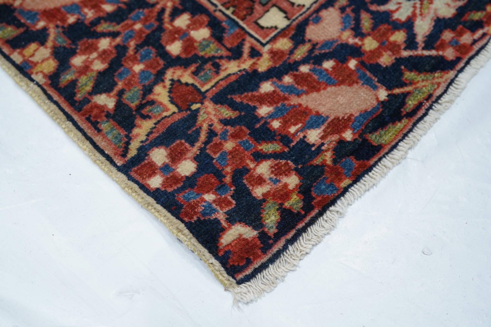 Asiatico Tappeto Sarouk antico 3'3'' x 4'11'' in vendita