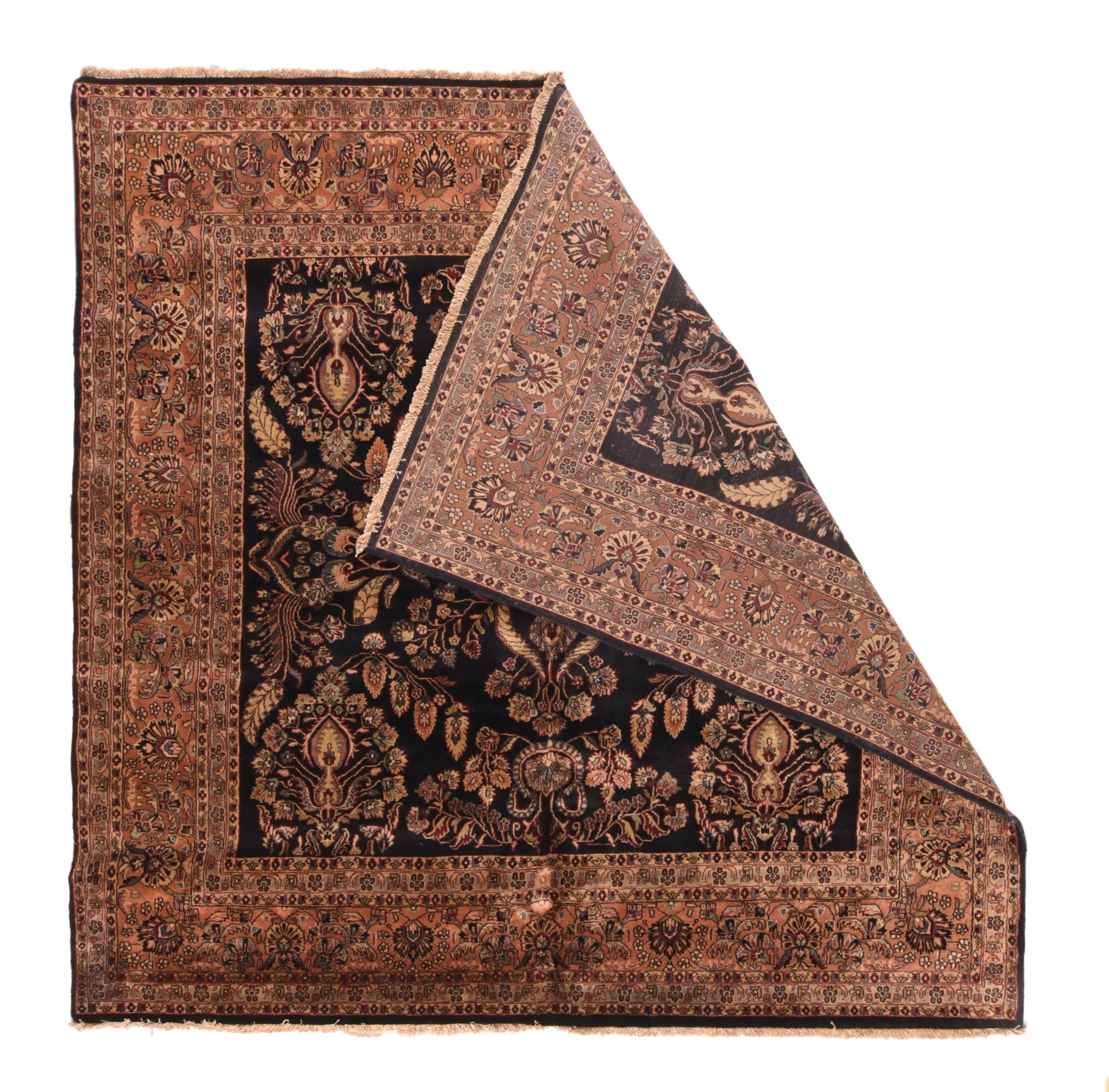 Sarouk rug. Measures: 7.7'' x 7.10''.