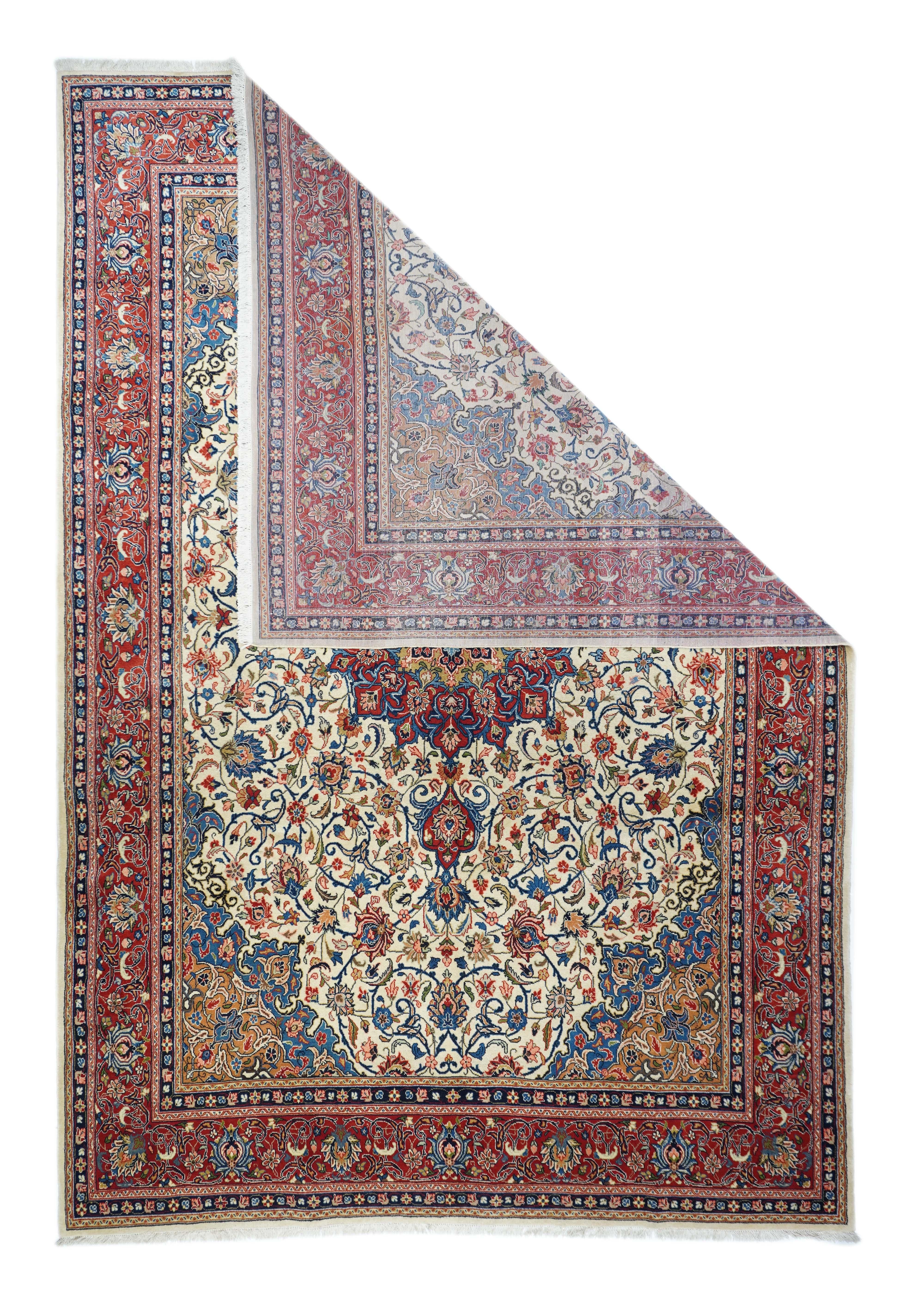 Sarouk rug 8'2'' x 12'5''.