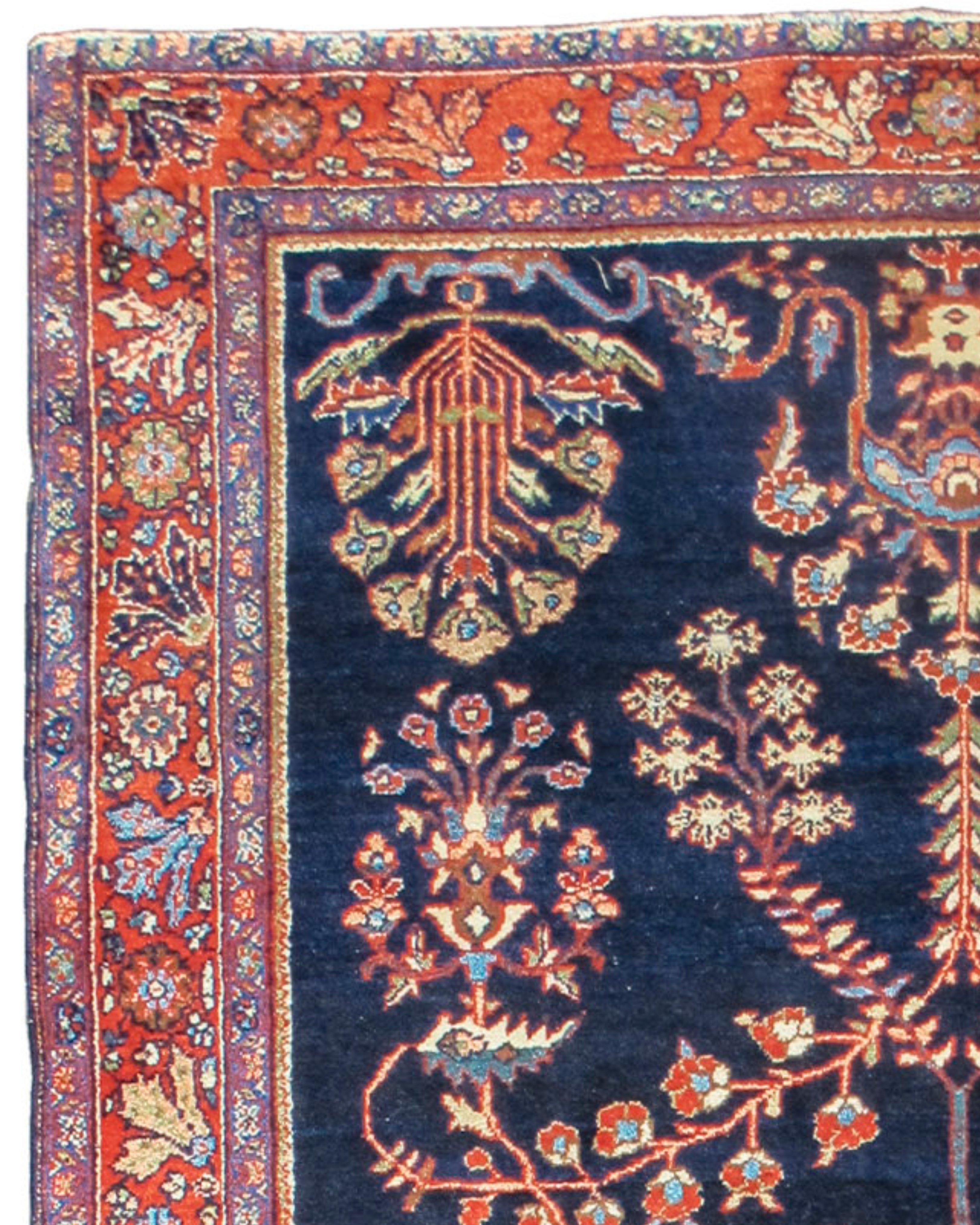 Hand-Knotted Sarouk Rug, Early 20th Century For Sale