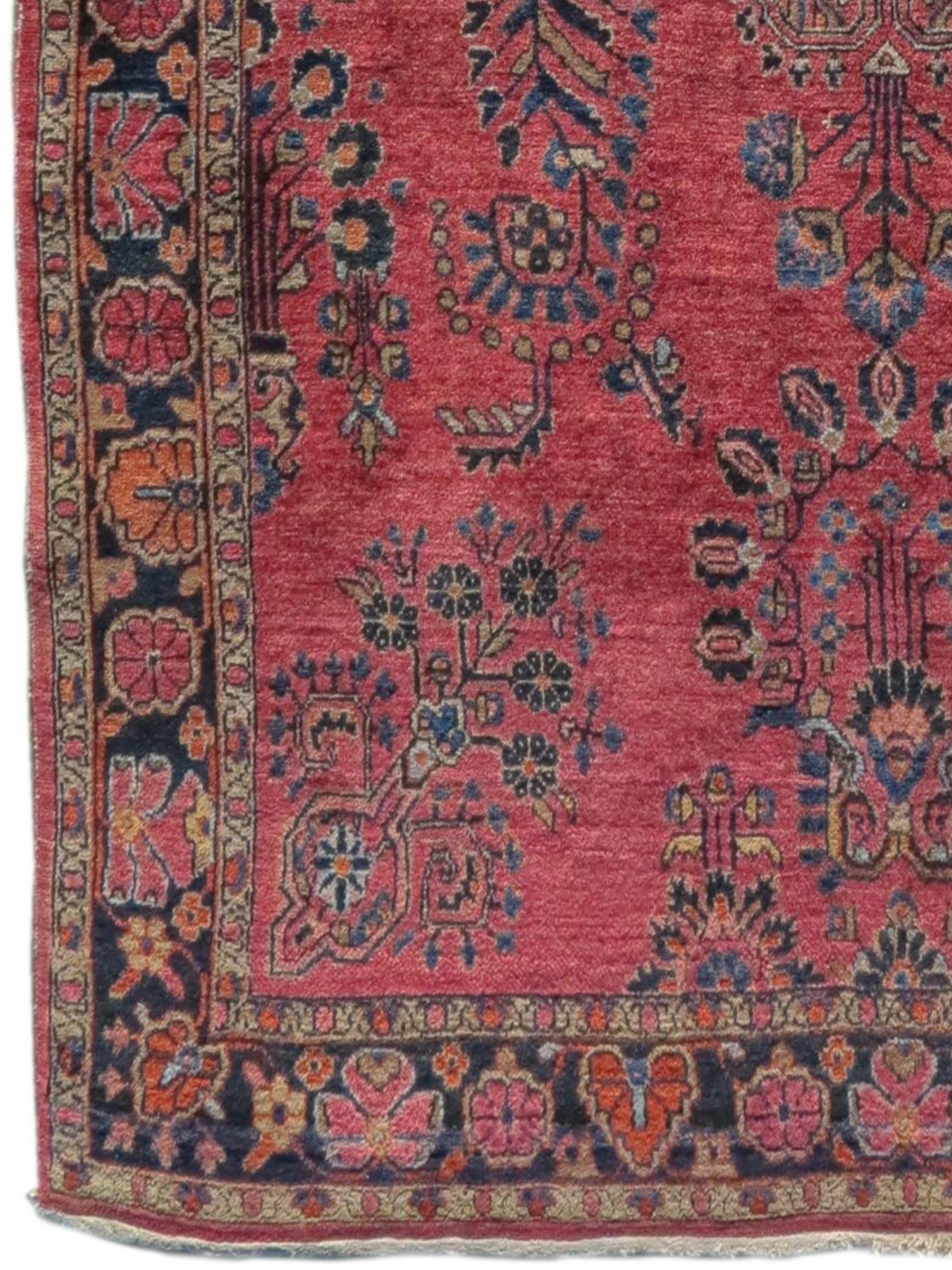 Noué à la main Tapis sarouk, début du 20e siècle en vente