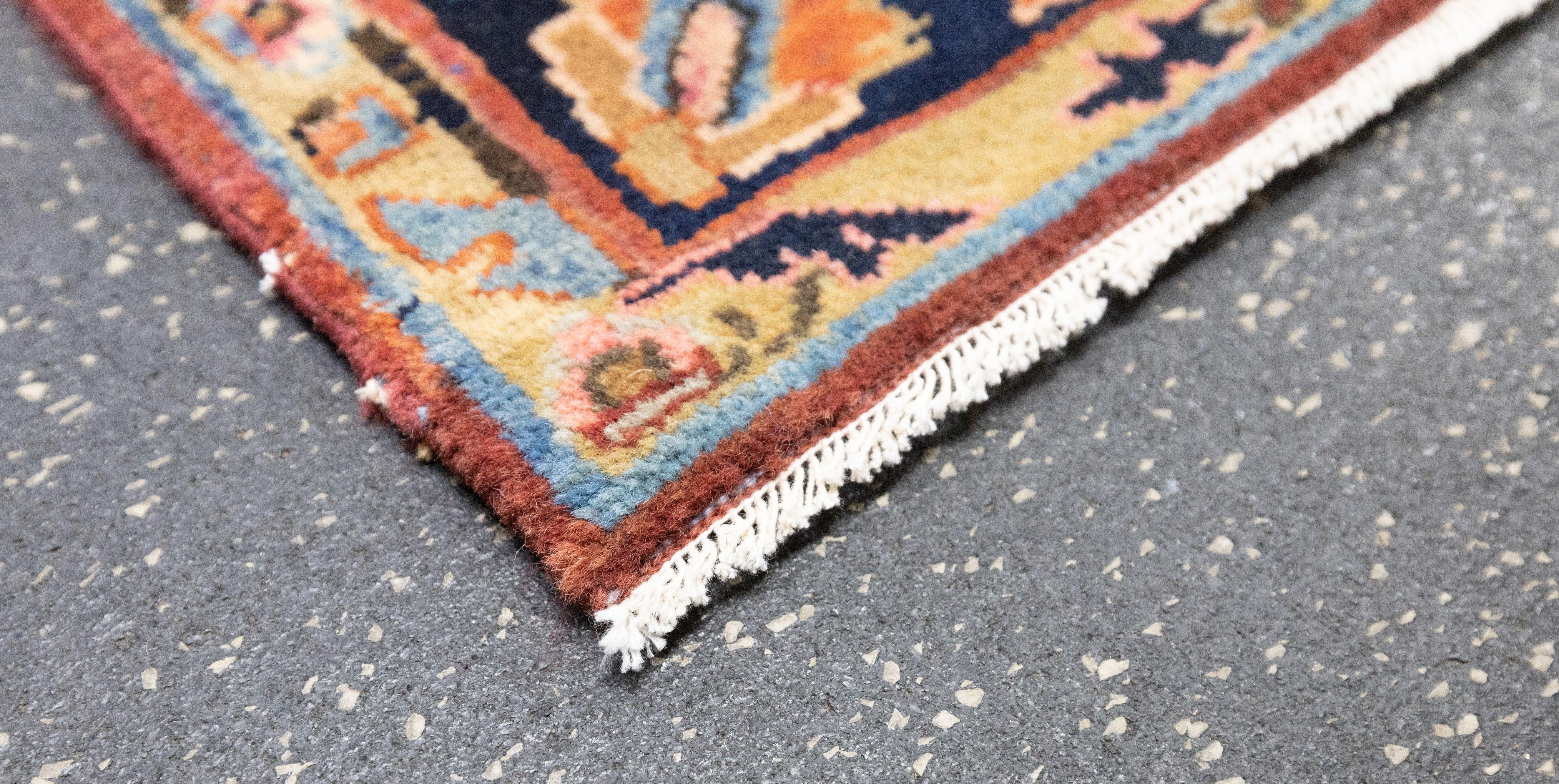 Persian Sarouk Runner 2'8'' x 10'7'' For Sale