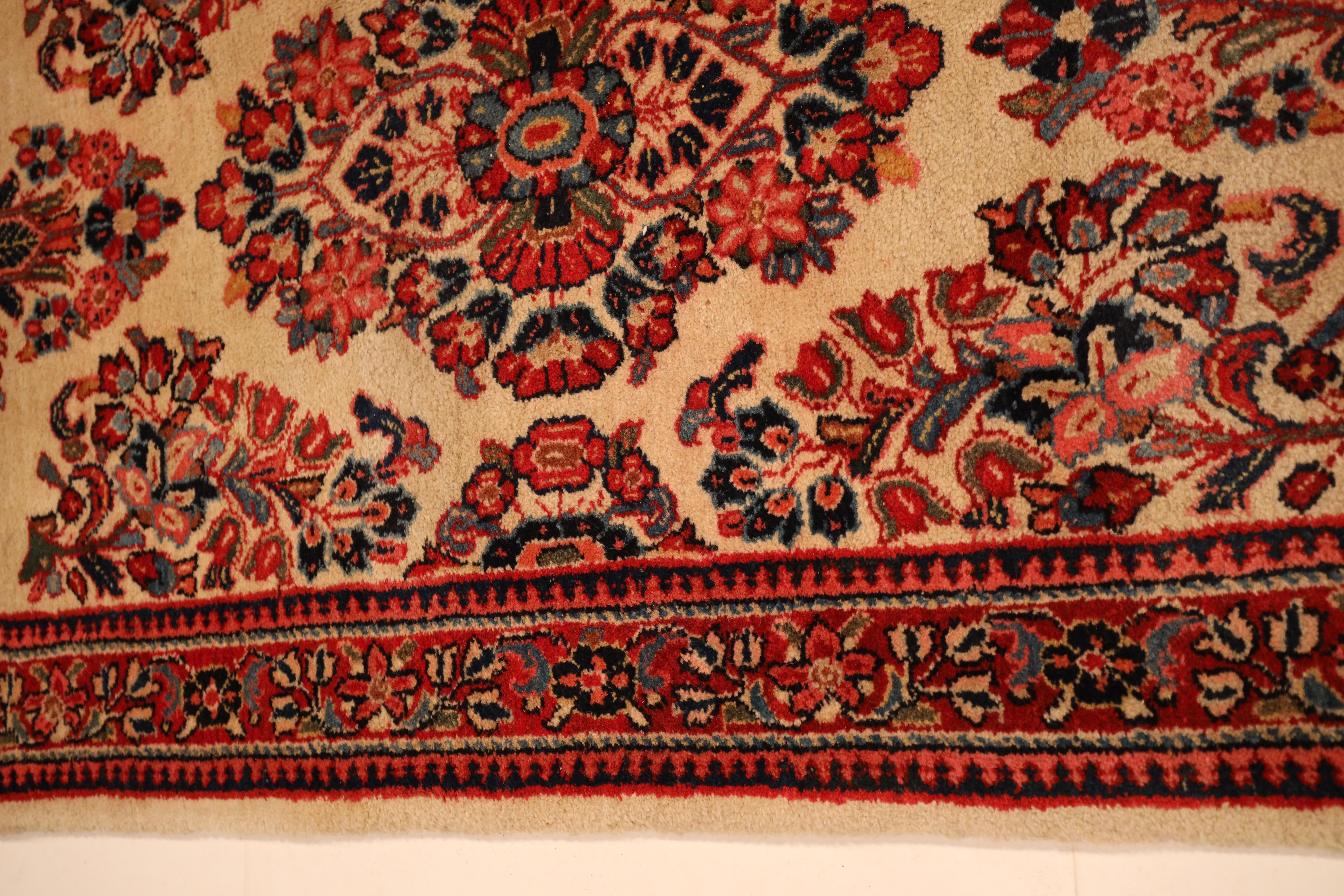 Tapis de couloir semi-ancien Sarouk - 2'7