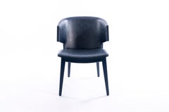 Sarr, chaise en bois de style moderne du milieu du siècle, chaise de salle à manger, chaise de bureau