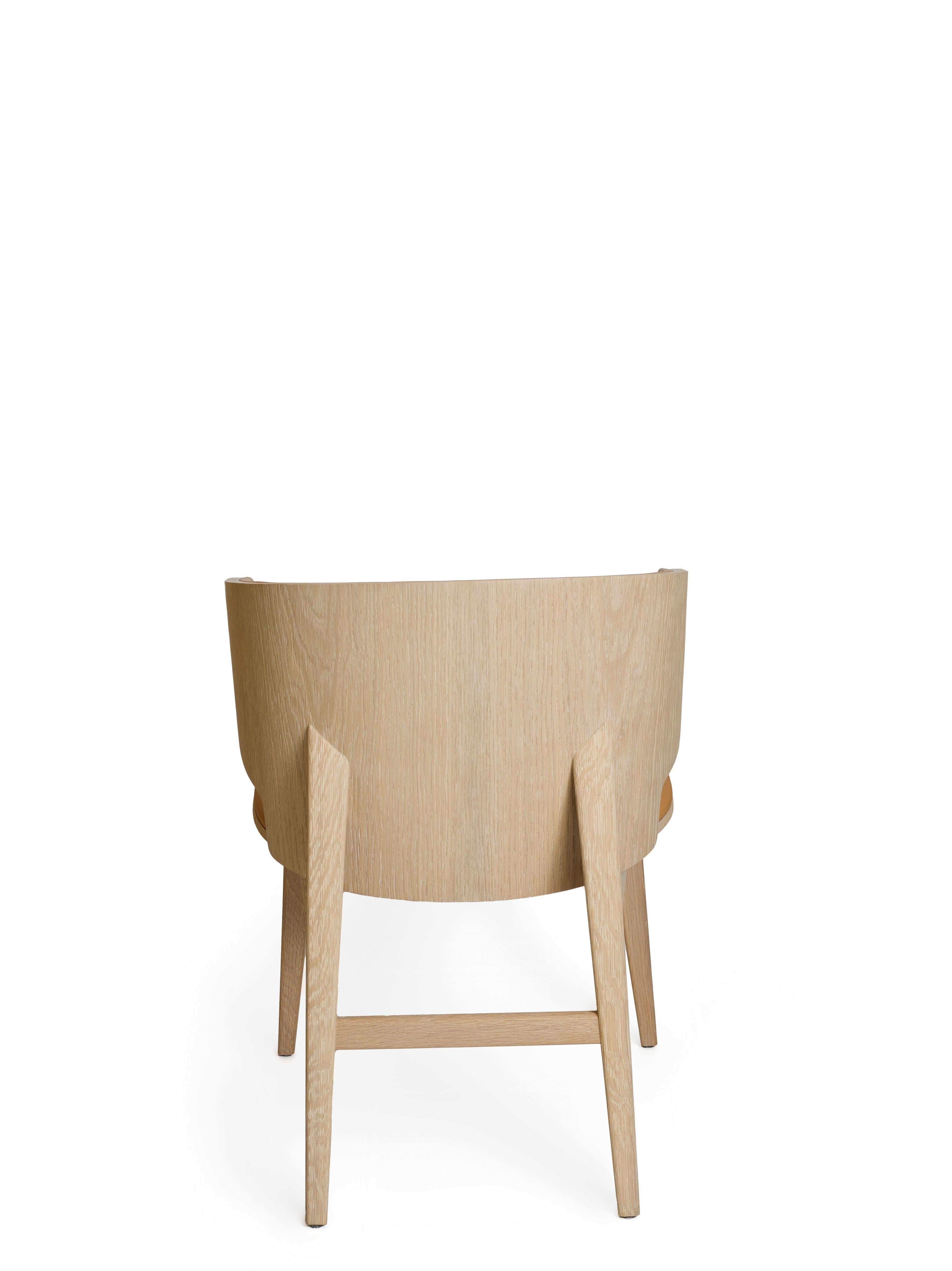 Veneer Sarr, Mid-Century Modern Style Wooden Chair, Dining Chair, Office Chair For Sale
