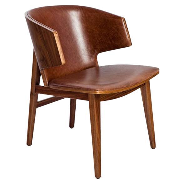 Sarr, Mid-Century Modern Wooden Chair, Dining chair, Office chair For Sale